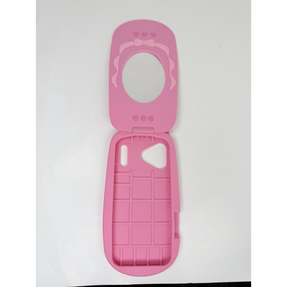 3D Bow Phone Call Makeup Mirror Phone Case For iPhone 17 Pro Max - Picture 7 of 9